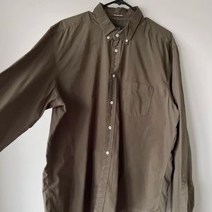 H&M L.L.O.G. Fitted Long Sleeve Button Up Shirt